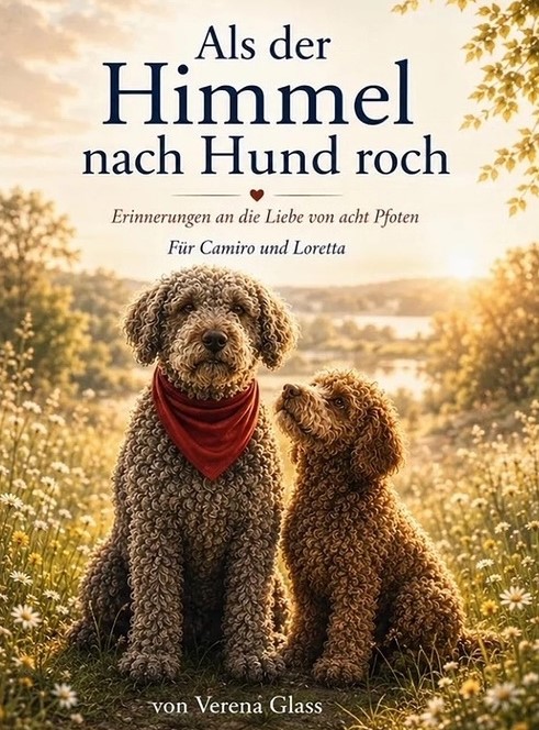 Buchcover mit zwei Hunden